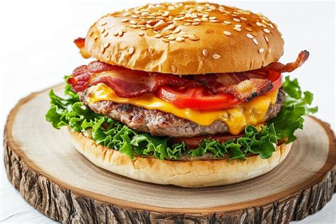 Plato de hamburguesa americana