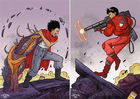 Comparación de Kaneda y Tetsuo