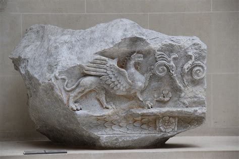 Representación de un grifo en la antigüedad