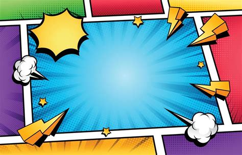 Ejemplo de fondo simple para un panel de cómic