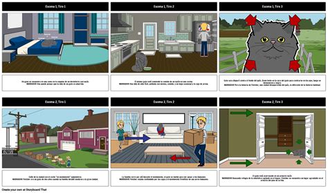Ejemplo de storyboard de cómic