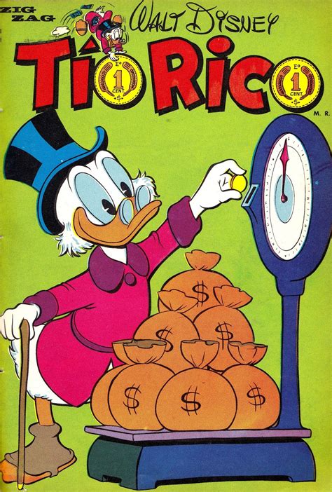 Portada de un cómic clásico de Tío Rico