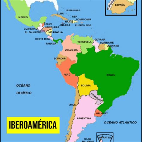 Mapa de Iberoamérica con países participantes en el premio