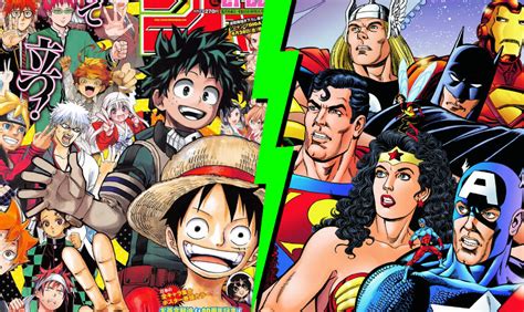 Diferencias entre manga y cómic occidental