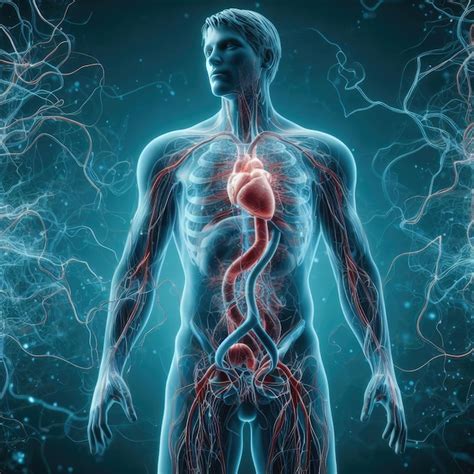 Ilustración 3D del cuerpo humano