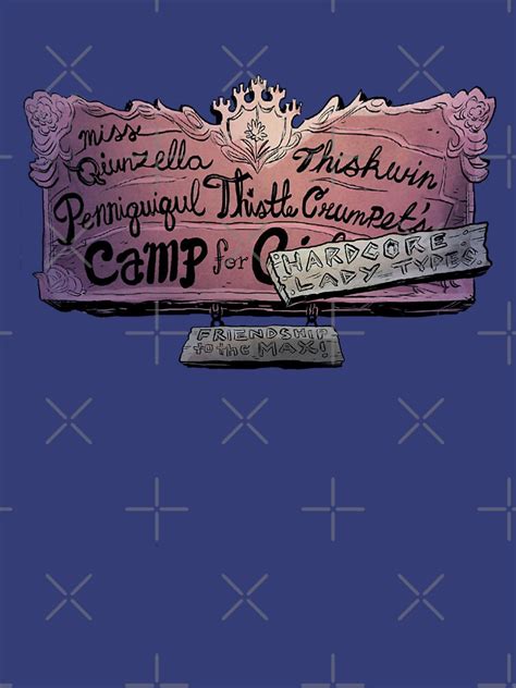 Mapa del Campamento Miss Quinzella Thiskwin Penniquiqul Thistle Crumpet para Chicas Hardcore