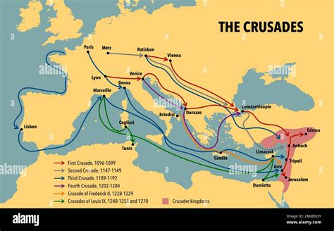 mapa de las cruzadas