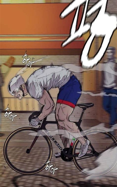 escena de ciclismo de Wind Breaker