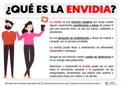 Ilustración que representa la envidia