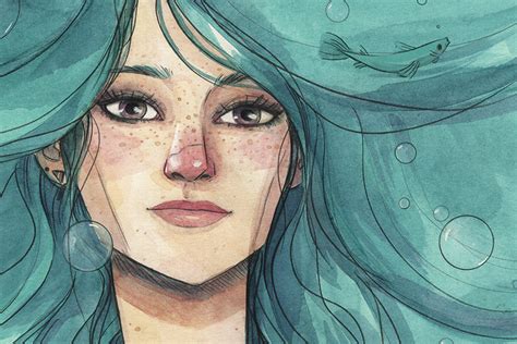 Ilustración de Esther Gili con técnica de acuarela