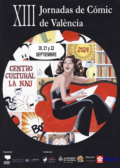 Cartel de las Jornadas de Cómic de Valencia
