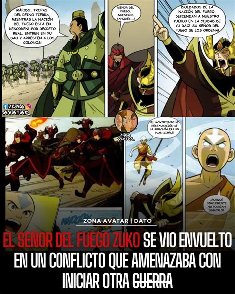 Ilustración de Aang y el Rey Kuei en conflicto