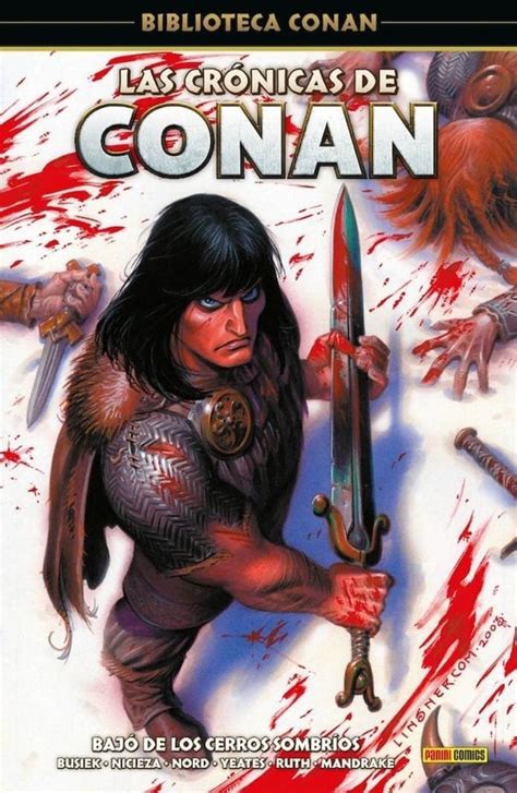 Portada de una novela gráfica de Conan de Dark Horse