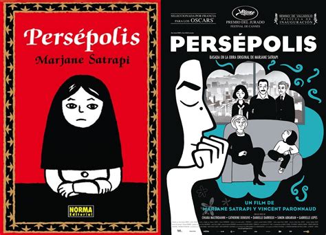 Ilustración de 'Persépolis' con Marjane Satrapi de niña