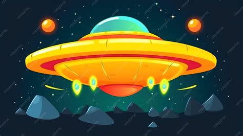 Ilustración de una nave espacial o planeta alienígena