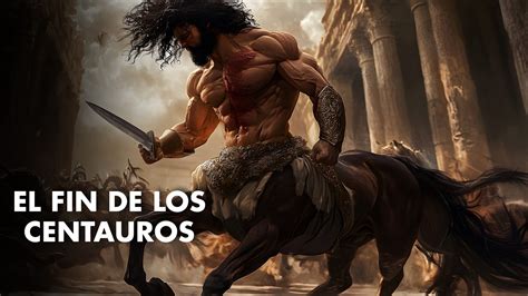 Ilustración de dos centauros