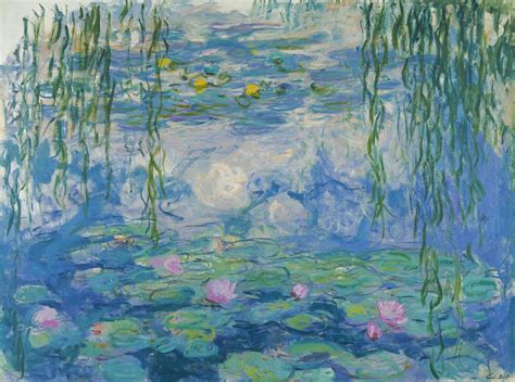 Pintura de Claude Monet de nenúfares