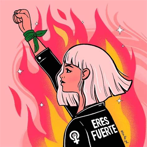 Ilustración de artistas feministas en un cómic