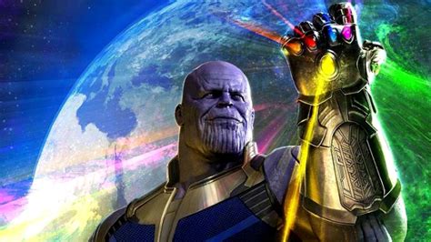 Imagen de Thanos con el Guantelete del Infinito
