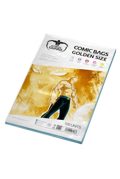 Cómics de tamaño Golden guardados en fundas transparentes