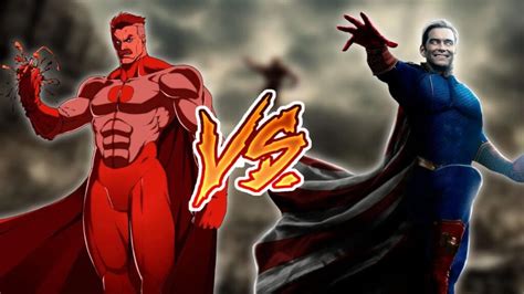 Ilustración de la pelea entre Butcher y Homelander