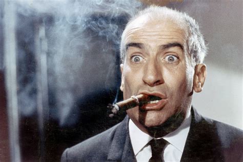 Louis de Funès en el set de filmación