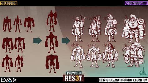 Personajes y entornos del juego Wednesdays