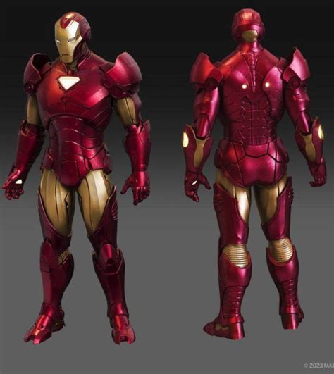 Diagrama de la armadura Iron Man con virus Extremis