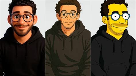 Ejemplos de diferentes estilos de animación generados por IA.