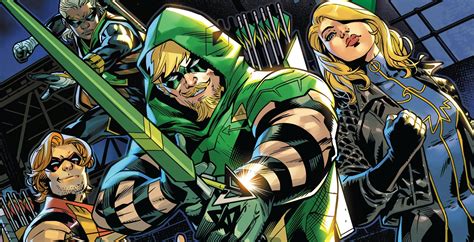 Ilustración de Green Arrow enfrentando a un nuevo enemigo