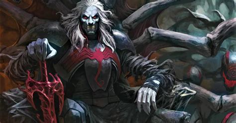 Ilustración de Knull, el dios de los simbiontes