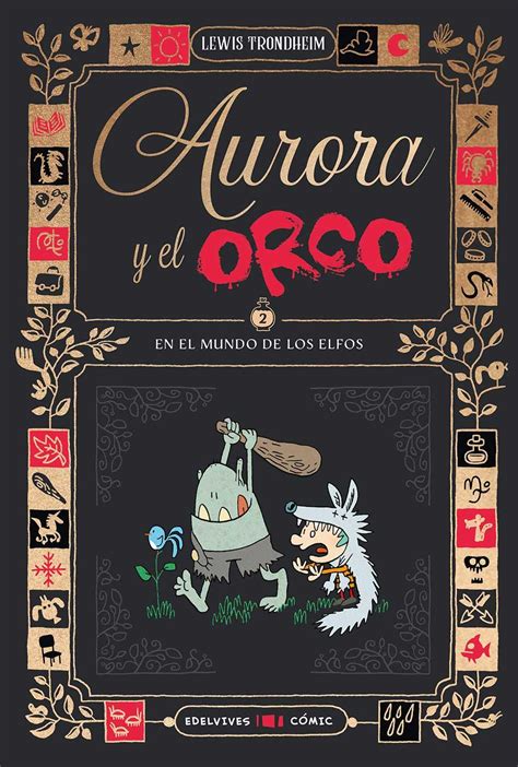 Ilustración de Aurora y Orco
