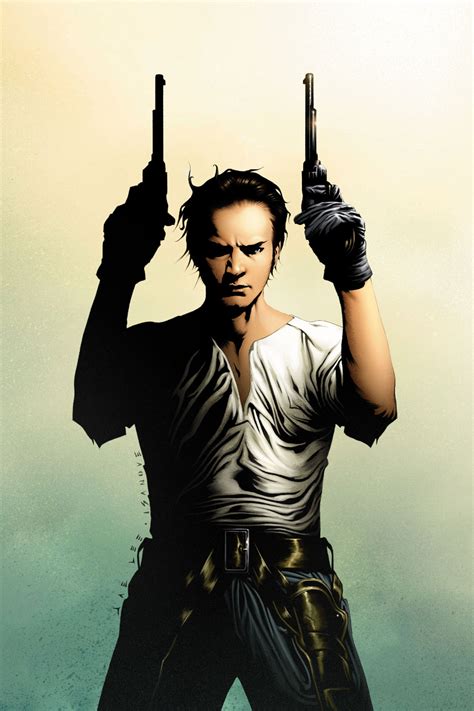 El joven Roland Deschain preparándose para la batalla