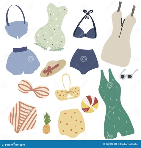 Colección de trajes de baño antiguos de cómic español