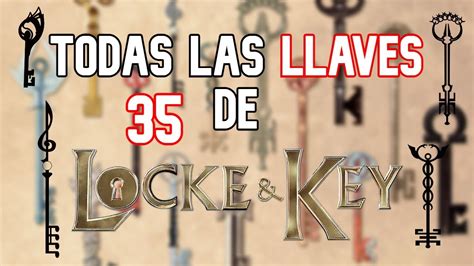 Colección de las diferentes llaves de Locke & Key