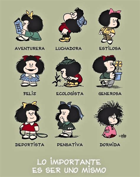 Personajes de Mafalda reunidos