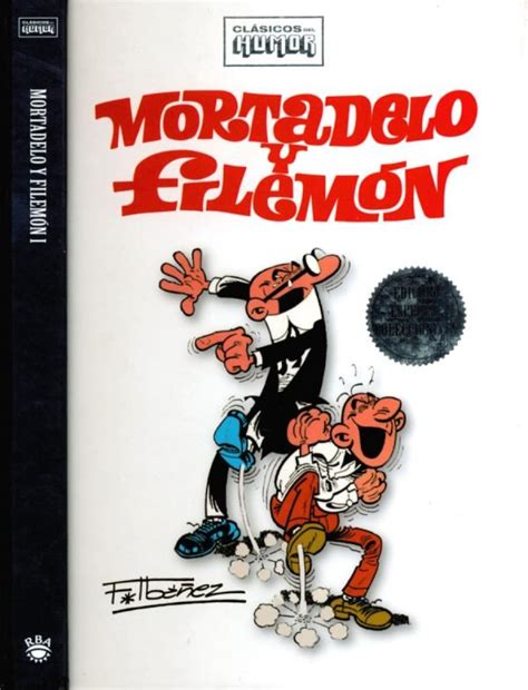 Ilustración de Mortadelo y Filemón enfrentándose a un personaje corpulento.