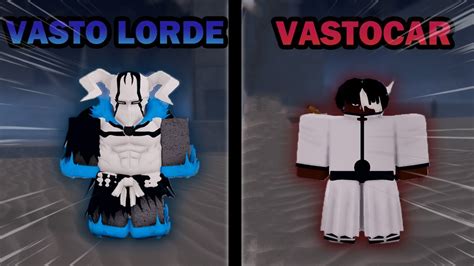 Diagrama comparativo de Vasto Lorde vs Arrancar