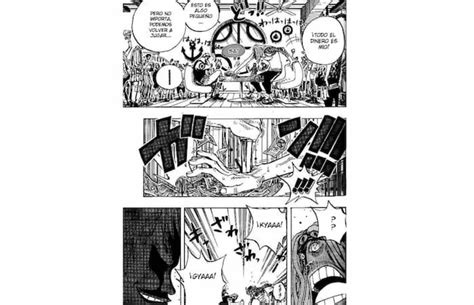 Bellamy apuñalando a Roshio en el manga de One Piece
