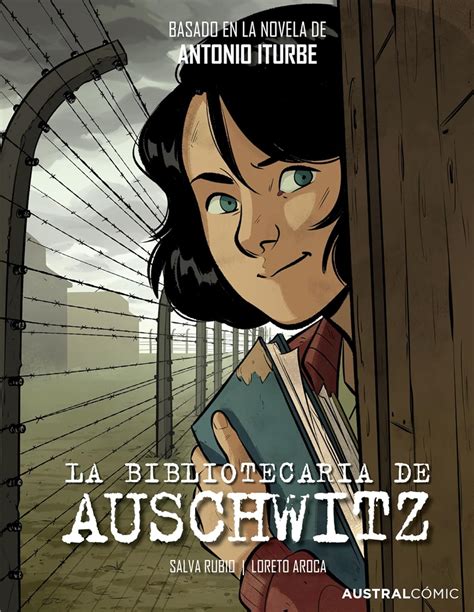 Ilustración de Dita como bibliotecaria clandestina en Auschwitz