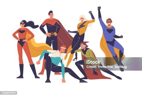 Ilustración de diversos personajes de cómics clásicos