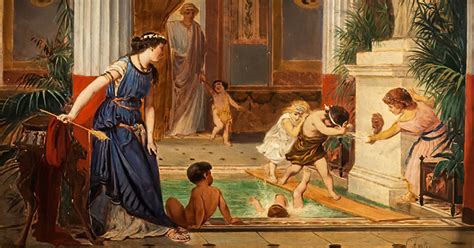 Ilustración de la Antigua Roma ambientada en la época de Nerón