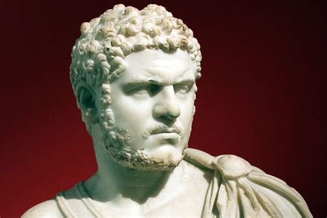 Detalle de un retrato de un emperador romano