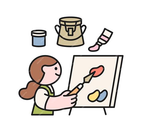 Ilustración de personas participando en un taller de dibujo