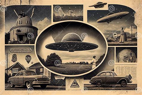 Ilustración de una nave espacial de principios del siglo XX preparándose para el despegue.