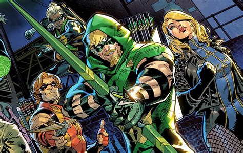 Oliver Queen como Green Arrow en los cómics