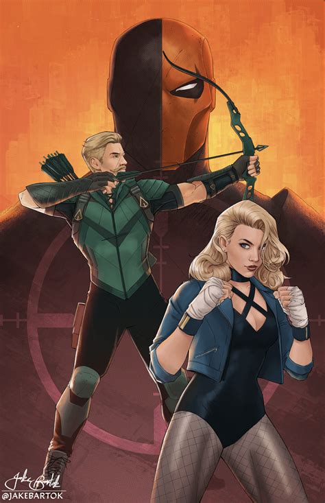 Ilustración de Black Canary y Green Arrow