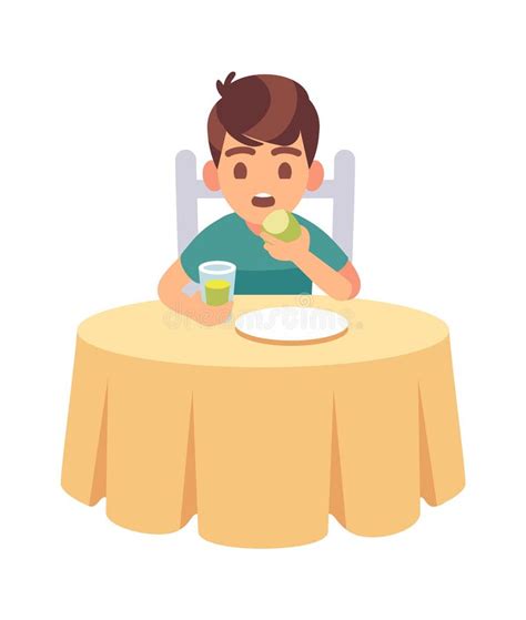 Personaje cenando
