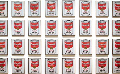 Latas de Sopa Campbell's de Andy Warhol