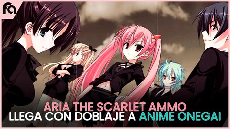 Ilustración de los personajes principales de Aria the Scarlet Ammo